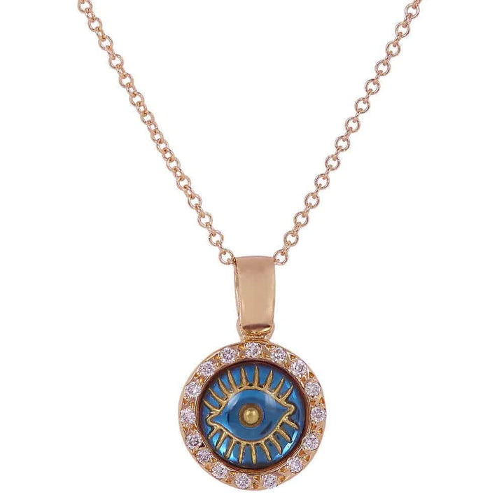 Iridescent Evil Eye Pendant P - D - EVIL EYE - Ileana Makri