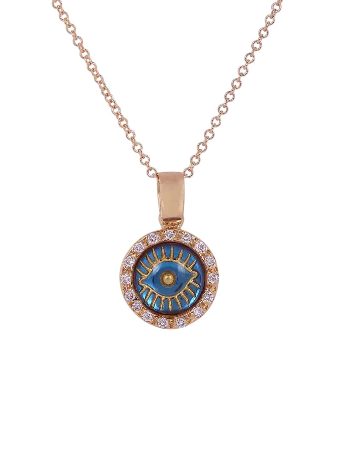 Iridescent Evil Eye Pendant P - D - EVIL EYE - Ileana Makri