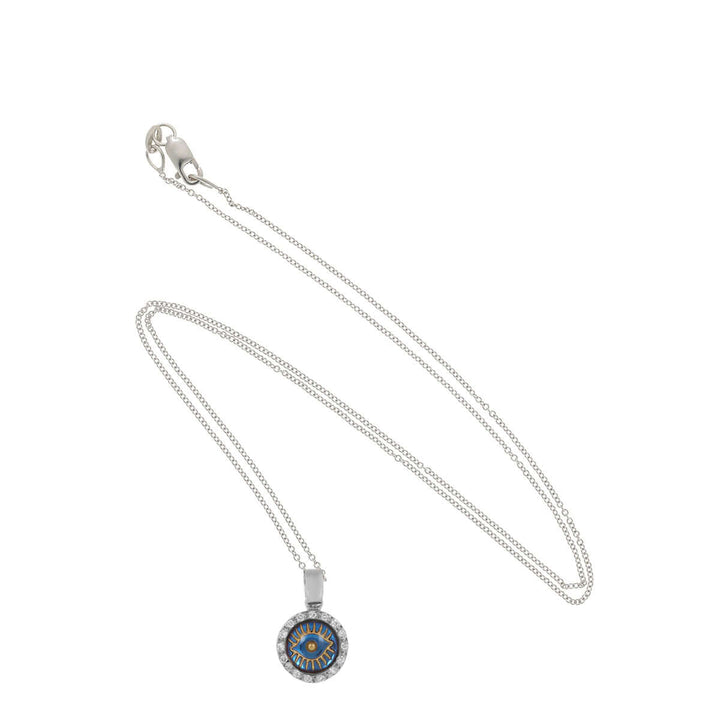 Iridescent Evil Eye Pendant W - D - EVIL EYE - Ileana Makri