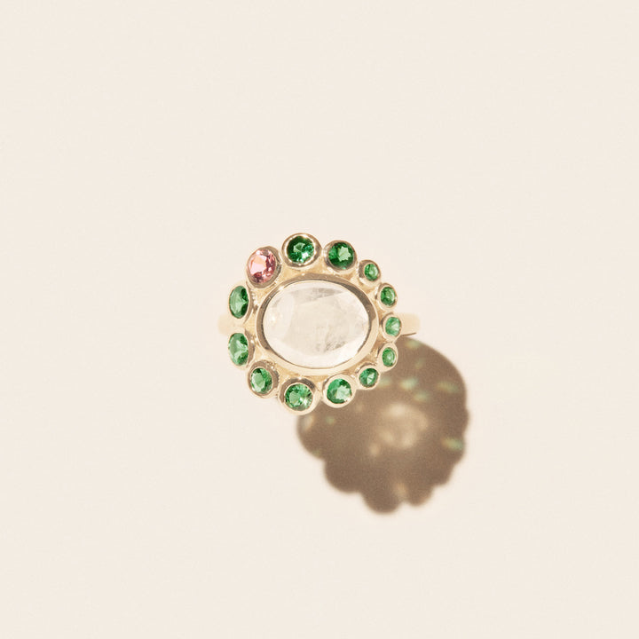 Jasmine Tsavorite Ring
