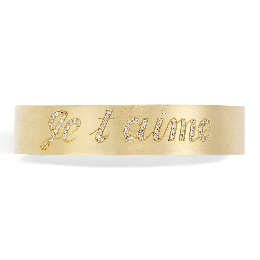 Je t'aime Cuff - Symbols - Ileana Makri