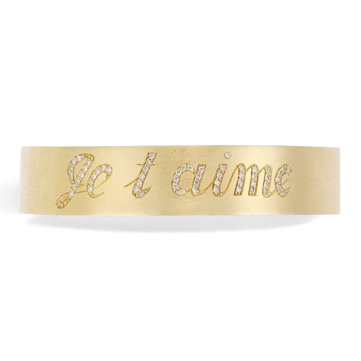 Je t'aime Cuff - Symbols - Ileana Makri