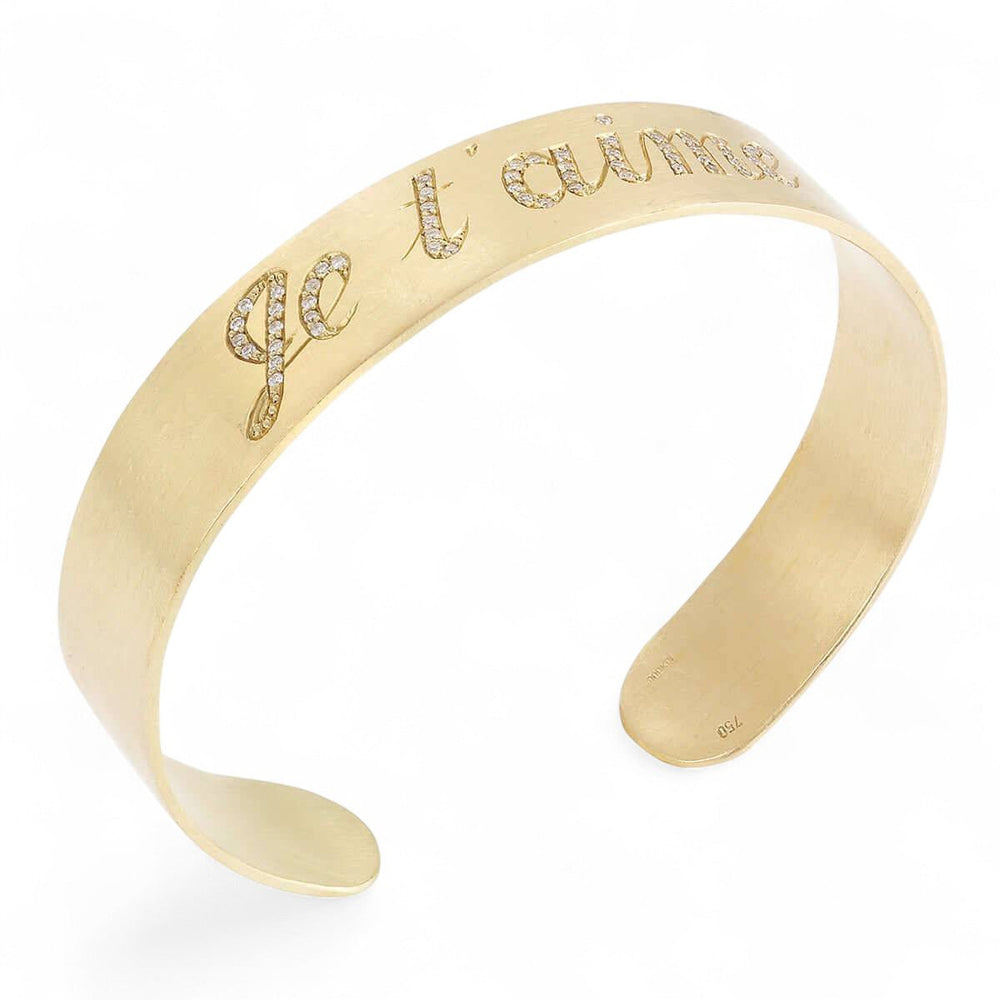 Je t'aime Cuff - Symbols - Ileana Makri