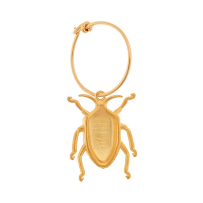 Jewel Beetle Hoops Orange Black - Eye M Jungle - Ileana Makri store