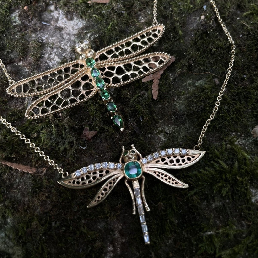Juliette Dragonfly Necklace - Alkemeya - Ileana Makri
