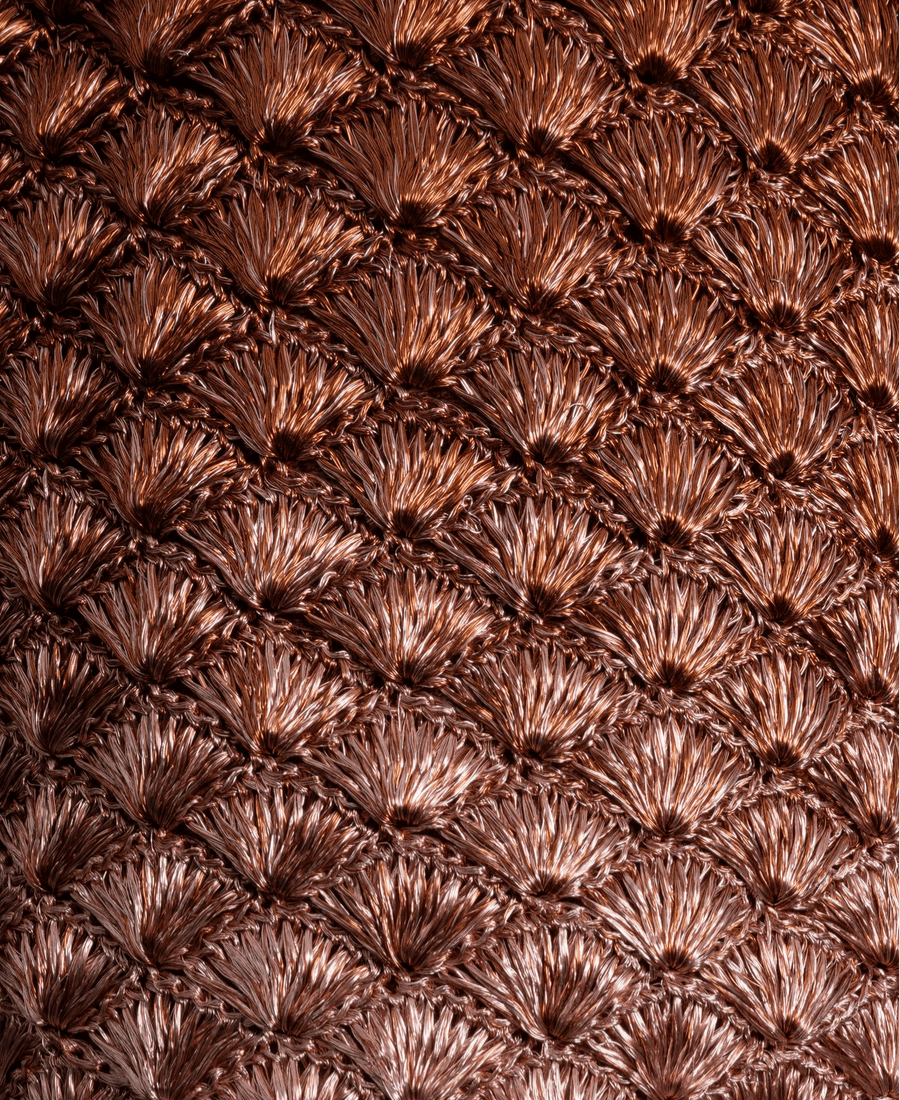 Kaia Clutch Rose Gold & Copper - Verdi - Ileana Makri