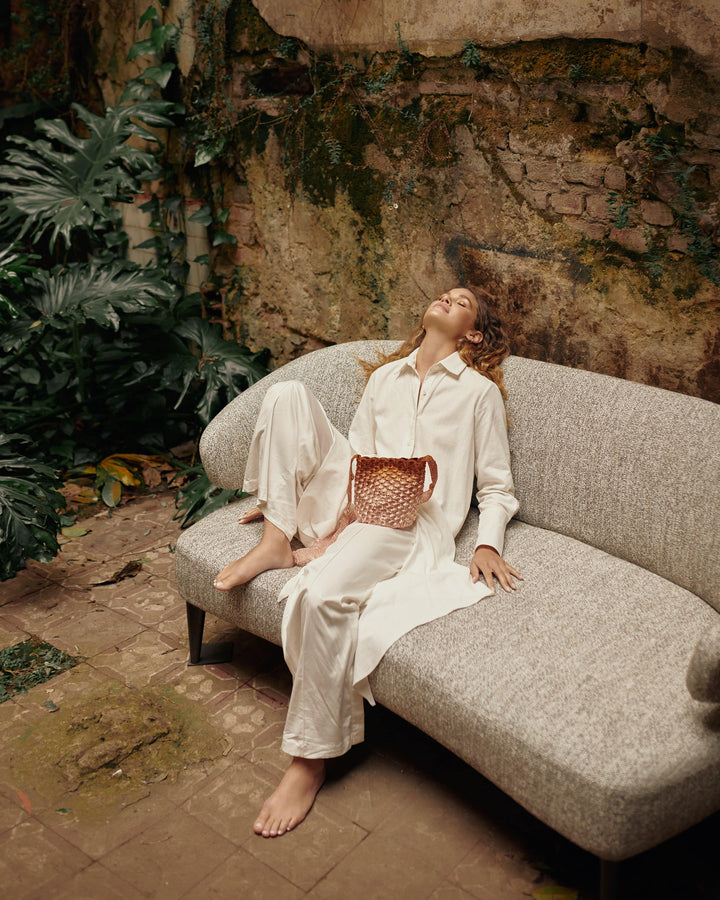 Kaia Seashell Copper - Verdi - Ileana Makri store