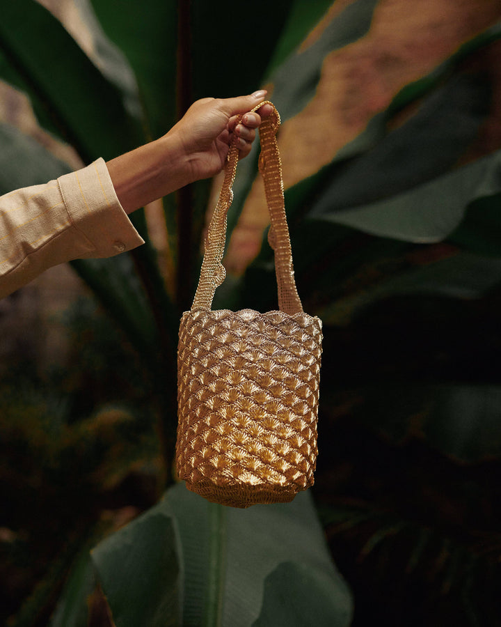 Kaia Seashell Silver & Gold - Verdi - Ileana Makri store