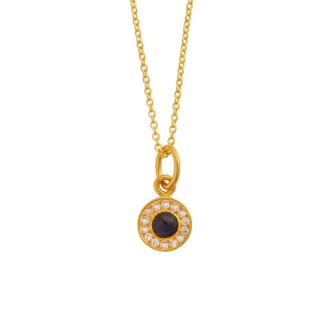 Kyanite Sun Pendant - Eye M UFO - Ileana Makri