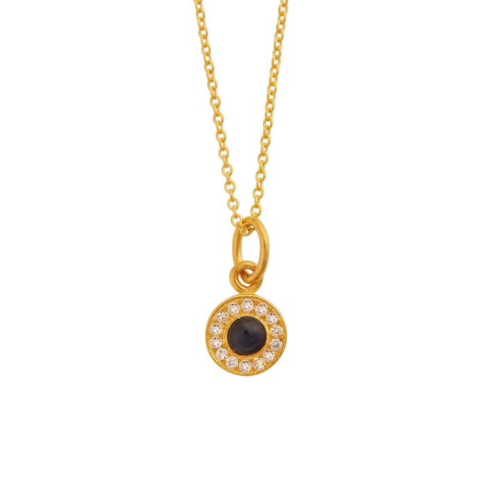 Kyanite Sun Pendant - Eye M UFO - Ileana Makri