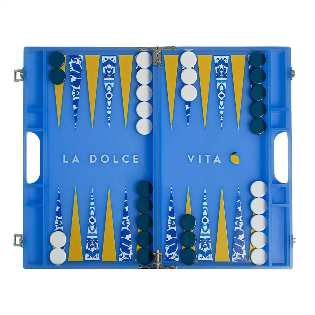 La Dolce Vita Backgammon - MaisonGames - Ileana Makri store