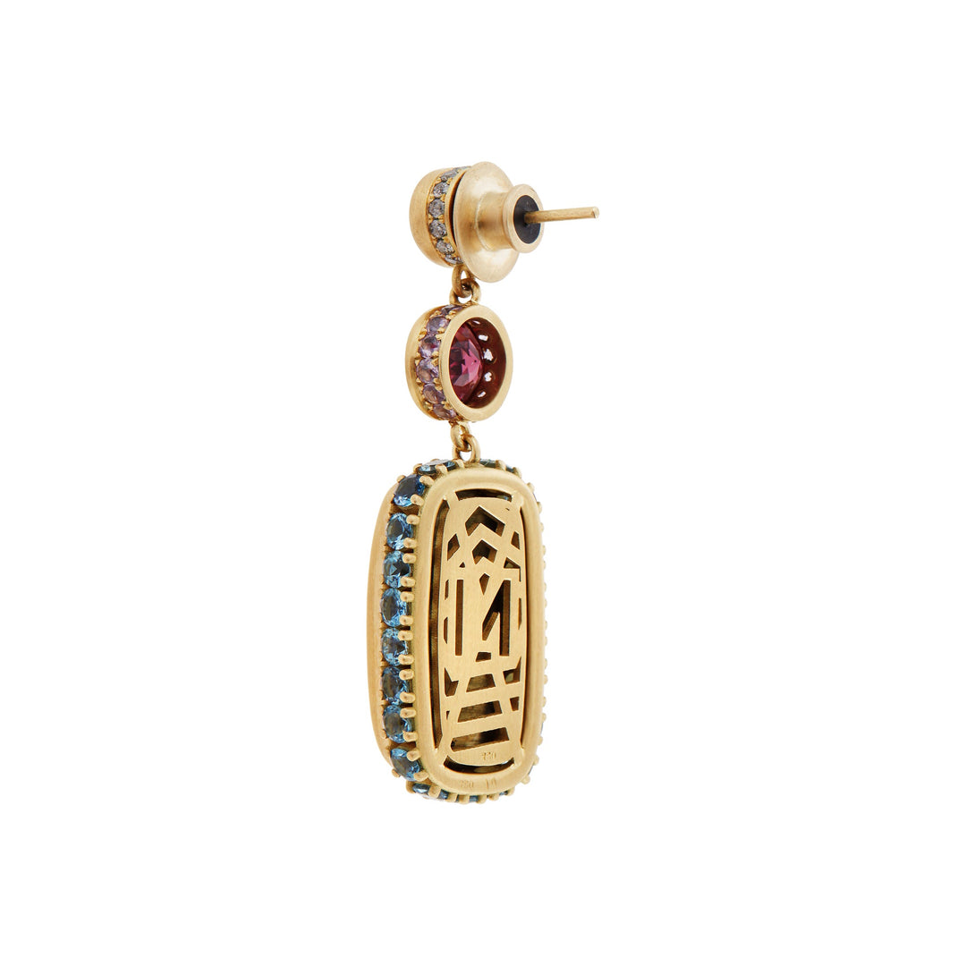 Labradorite Symphony Earrings - One of a Kind - Ileana Makri