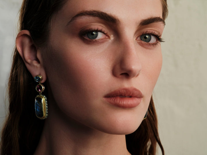 Labradorite Symphony Earrings - One of a Kind - Ileana Makri