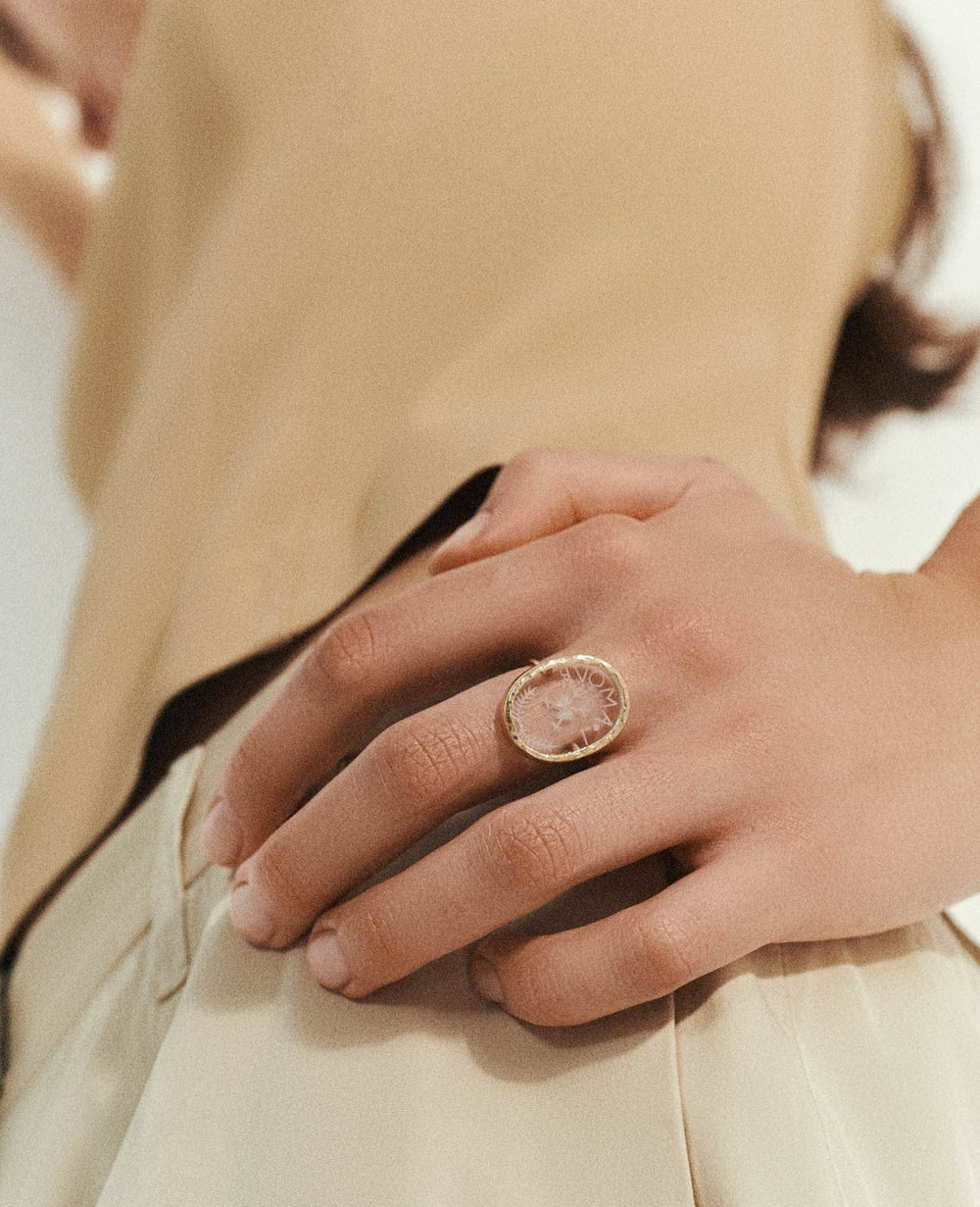 L'Amour Crystal Ring - Pascale Monvoisin - Ileana Makri