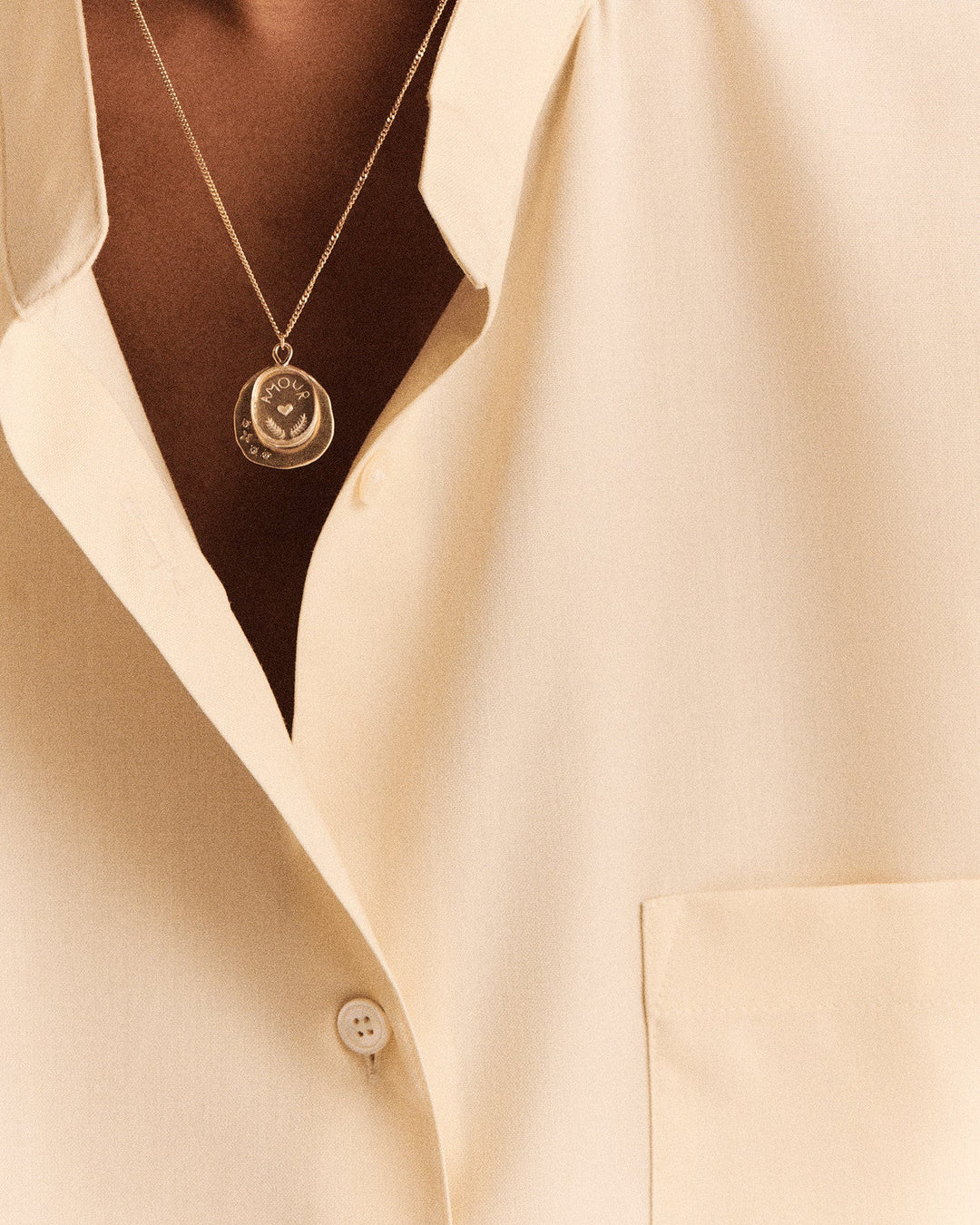 L'amour Gold Necklace - Pascale Monvoisin - Ileana Makri