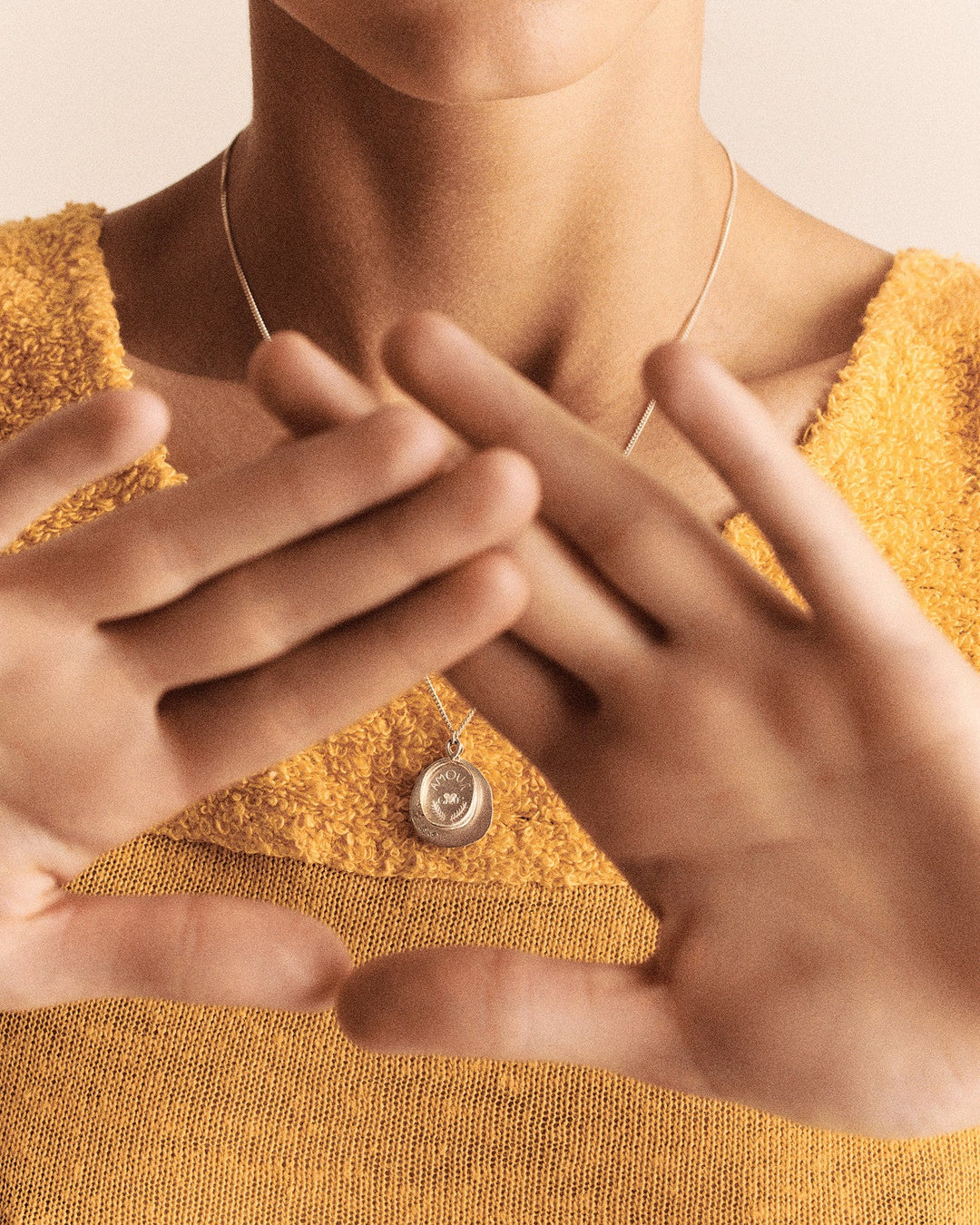 L'amour Gold Necklace - Pascale Monvoisin - Ileana Makri