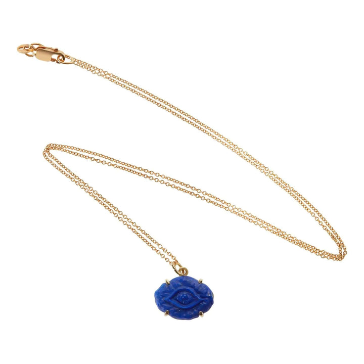 Lapis Lazuli Evil Eye - Exclusive - Ileana Makri store