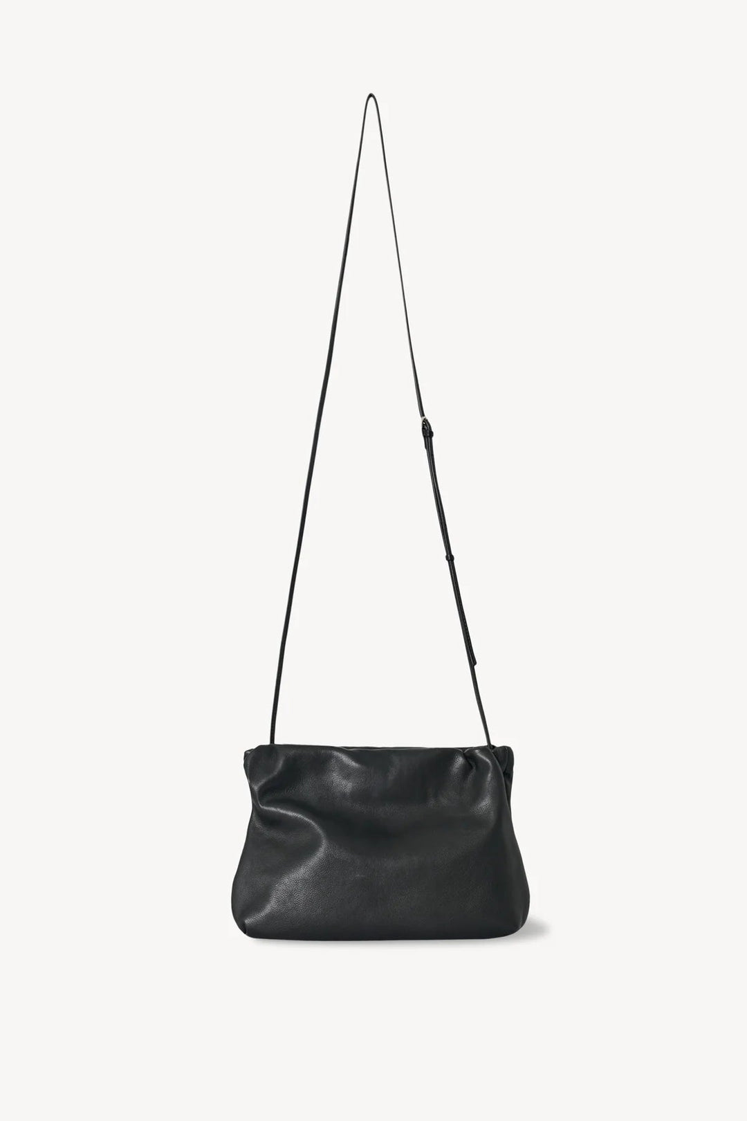 Large Bourse Clutch in Black Leather - The Row - Ileana Makri
