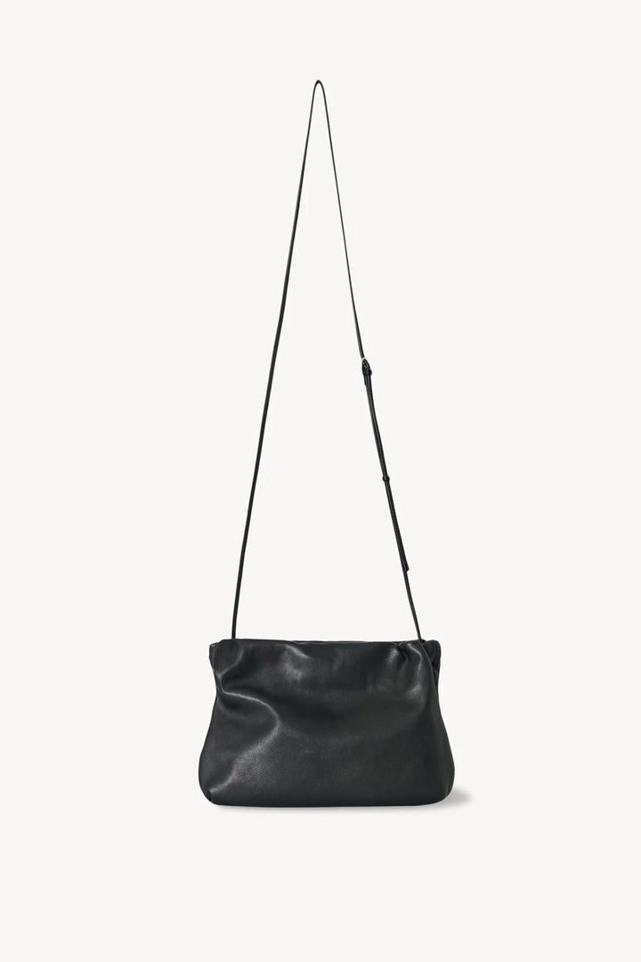 Large Bourse Clutch in Black Leather - The Row - Ileana Makri