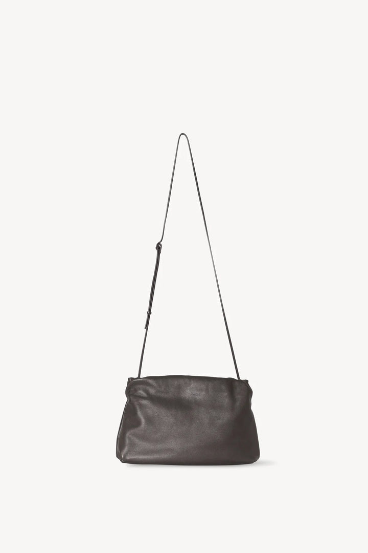 Large Bourse Clutch in Taupe Leather - The Row - Ileana Makri