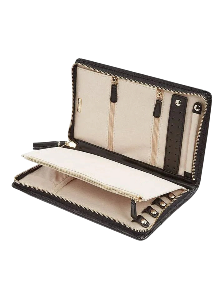 Large Caroline Jewellery Portfolio Black - WOLF - Ileana Makri