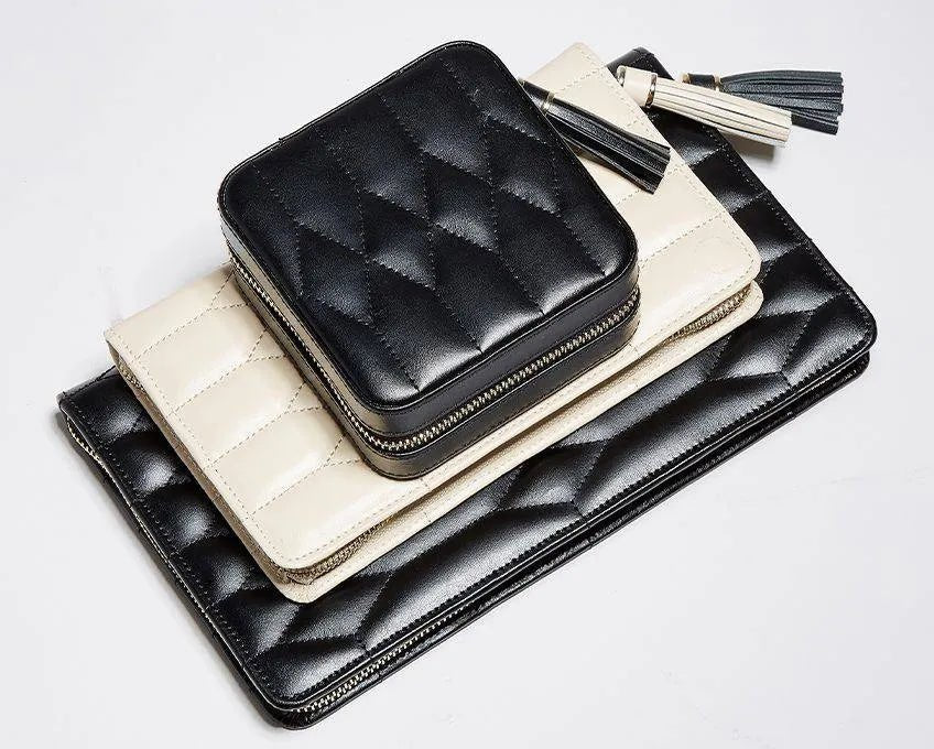 Large Caroline Jewellery Portfolio Black - WOLF - Ileana Makri