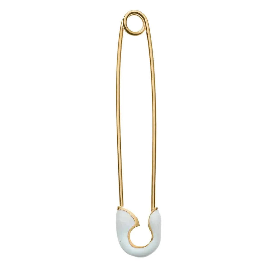 Large Enamel Safety Pin Y10 - Eye M Safety Pins - Ileana Makri store