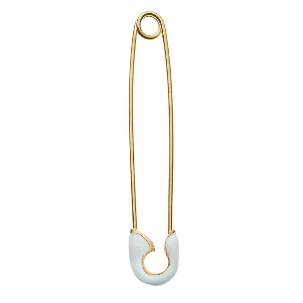 Large Enamel Safety Pin Y9 - Eye M Safety Pins - Ileana Makri