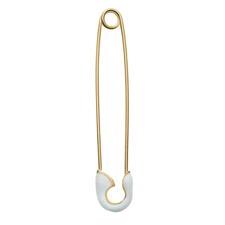 Large Enamel Safety Pin Y9 - Eye M Safety Pins - Ileana Makri