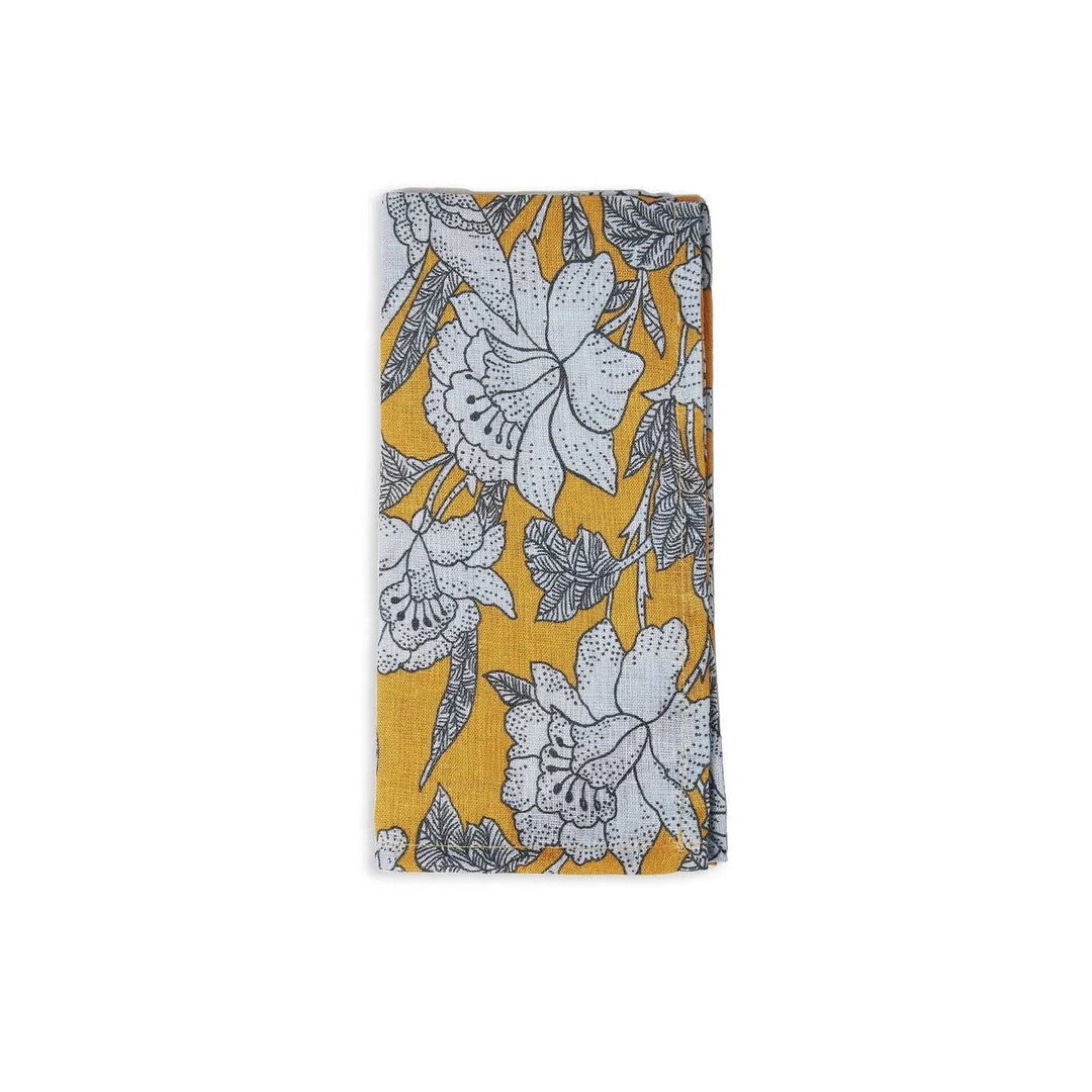 Large Napkins Lilium Zafferano (Set of 6) - La Double J Home - Ileana Makri