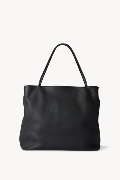 Large Portfolio Bag in Black Leather - The Row - Ileana Makri store