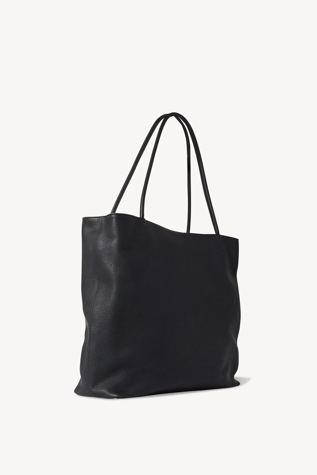 Large Portfolio Bag in Black Leather - The Row - Ileana Makri store