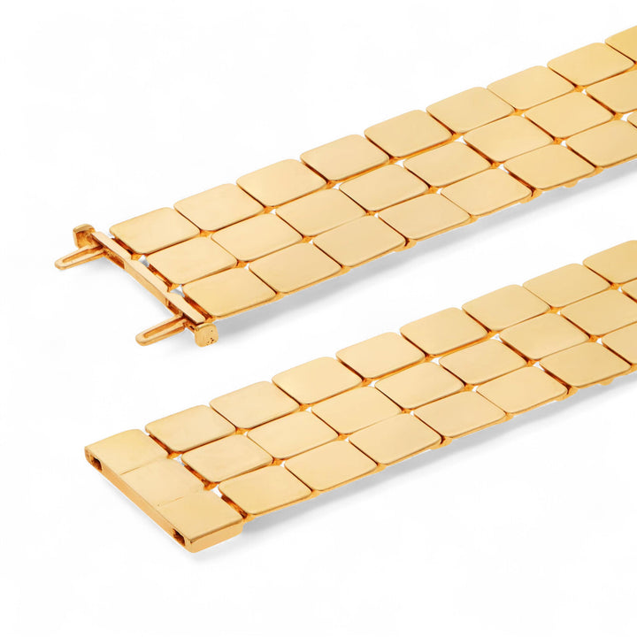 Large Tile Triplet Bracelet