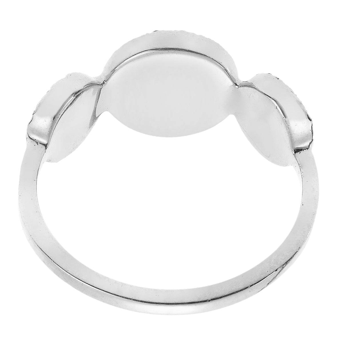 Large Triple Solitaire Ring W-D - Classic - Ileana Makri store