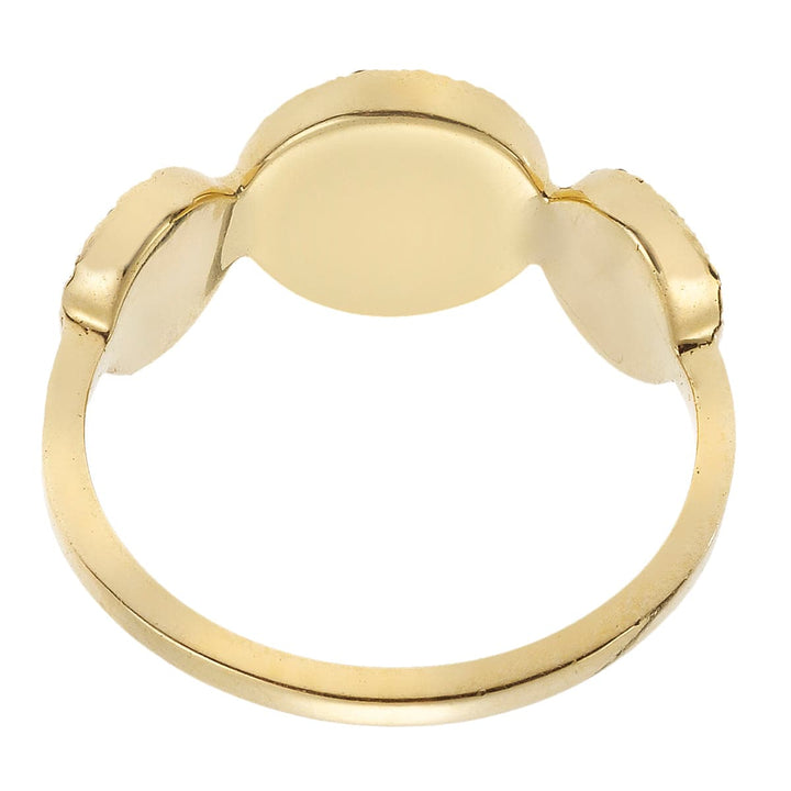 Large Triple Solitaire Ring Y - D - Classic - Ileana Makri