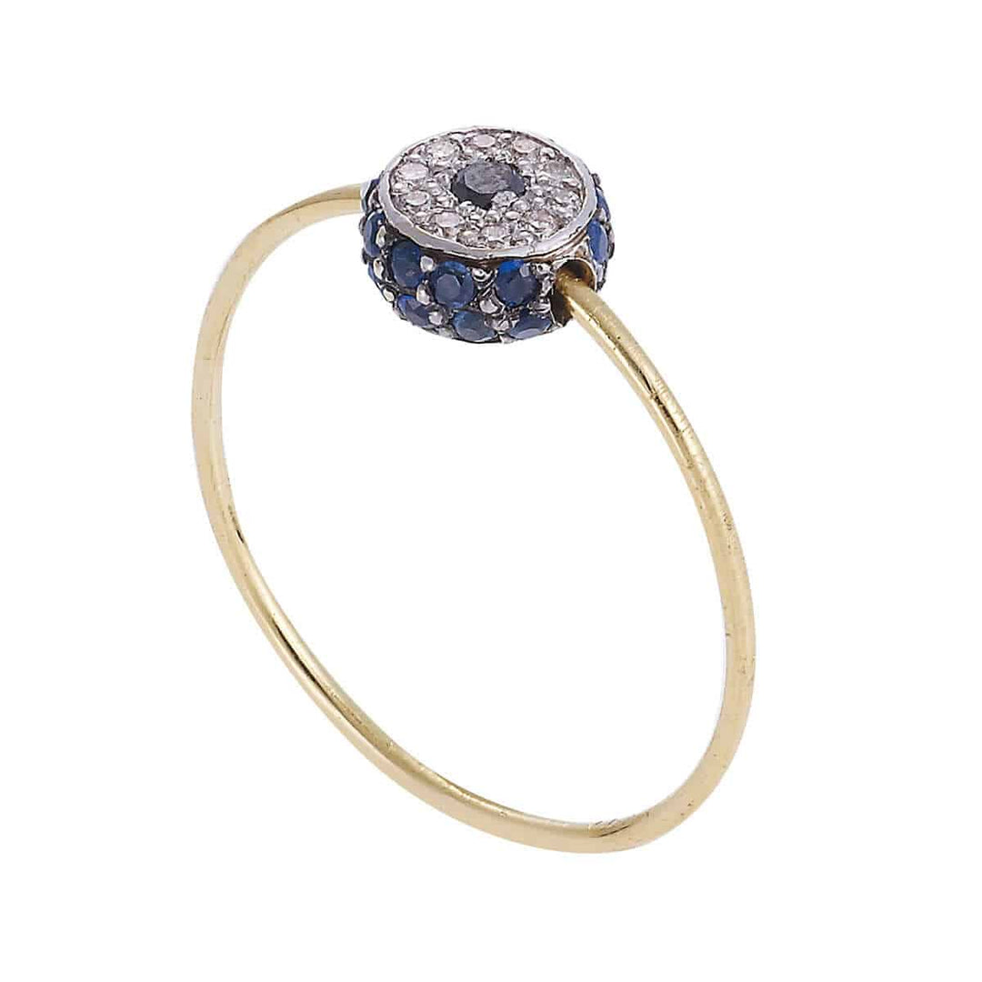 Leda Eye Ring - EVIL EYE - Ileana Makri