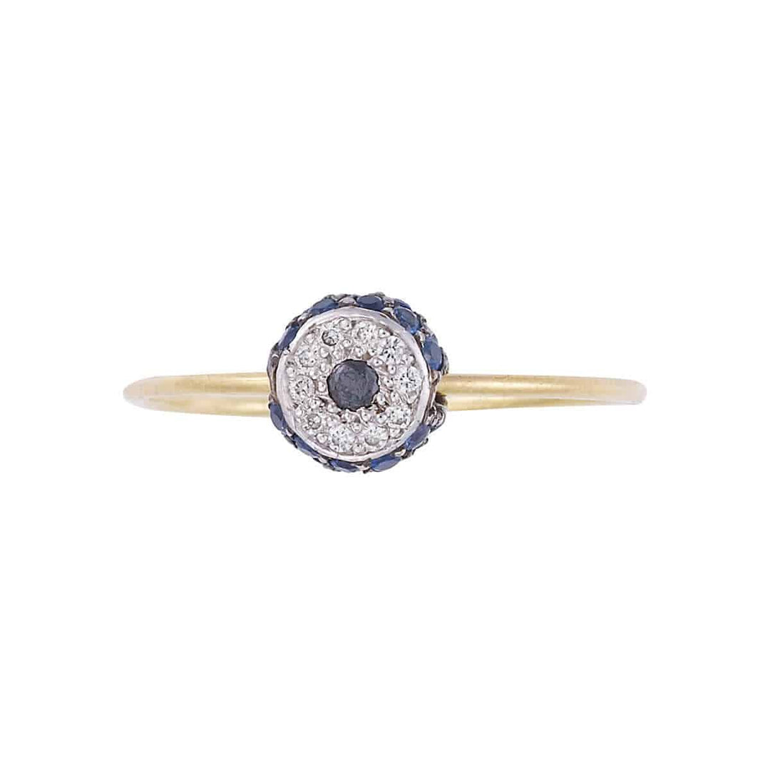 Leda Eye Ring - EVIL EYE - Ileana Makri