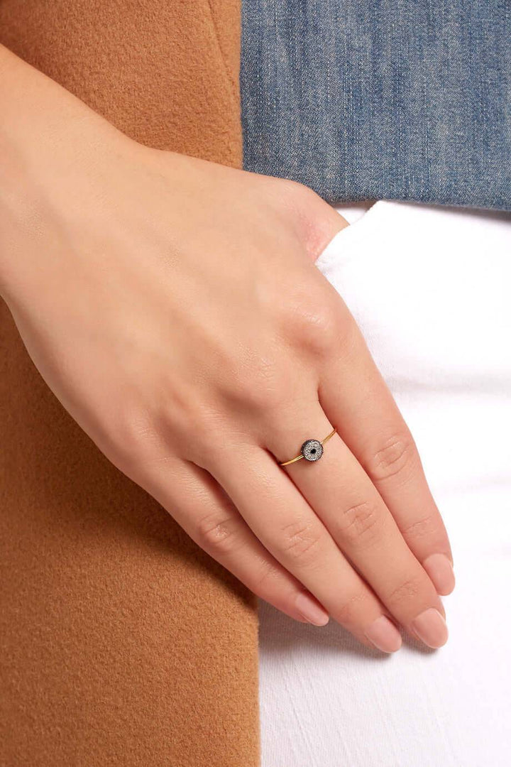 Leda Eye Ring - EVIL EYE - Ileana Makri