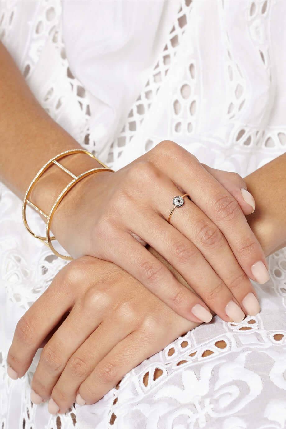 Leda Eye Ring - EVIL EYE - Ileana Makri
