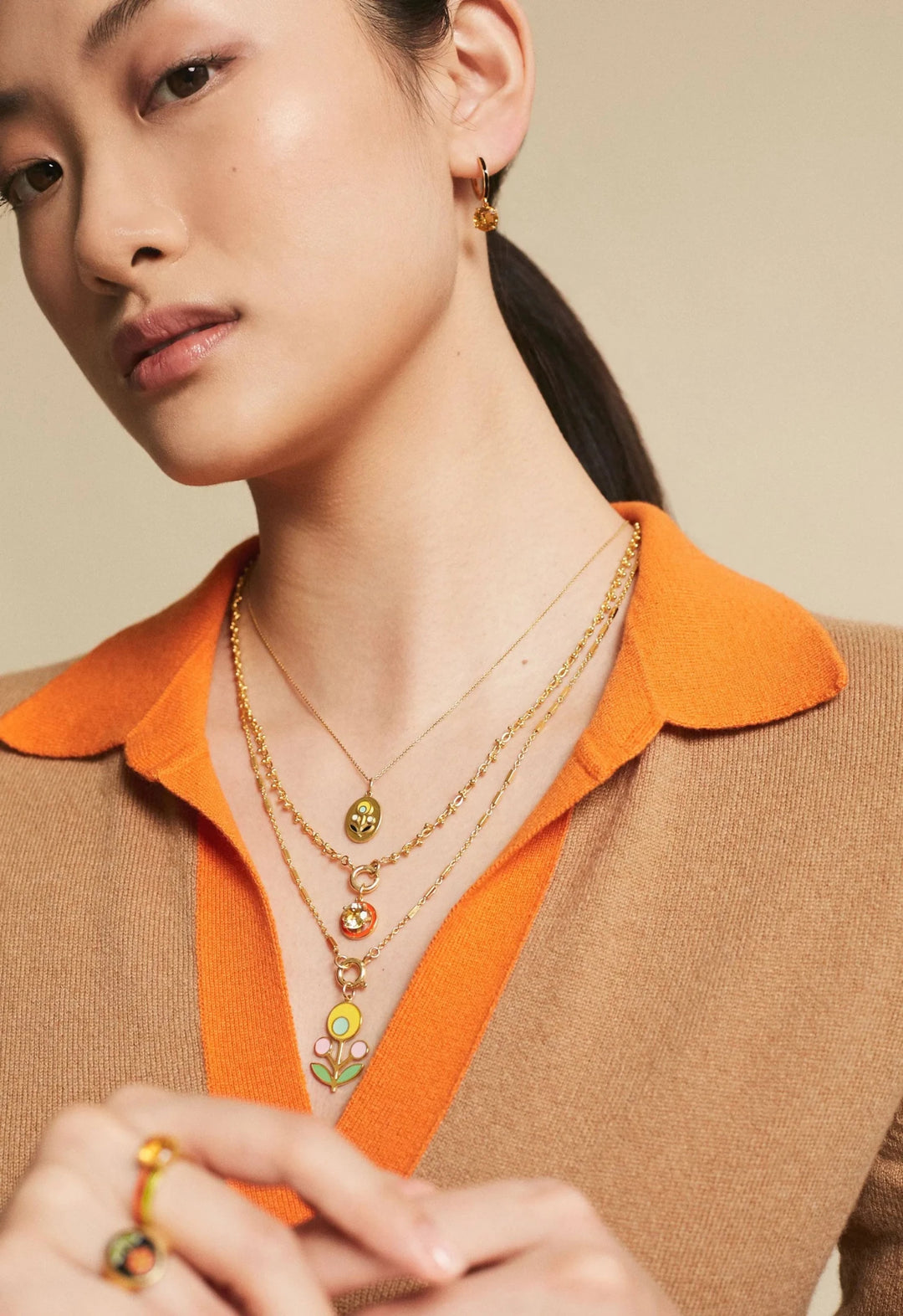 Lemon Topaz Enamel - Eye M Neon Rocks - Ileana Makri