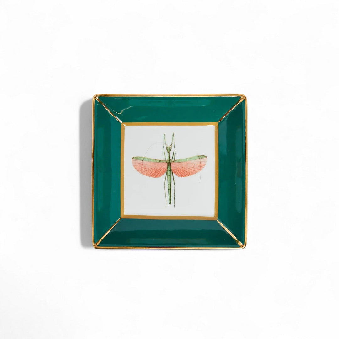 Libellula Green Trinket Tray - La Double J Home - Ileana Makri