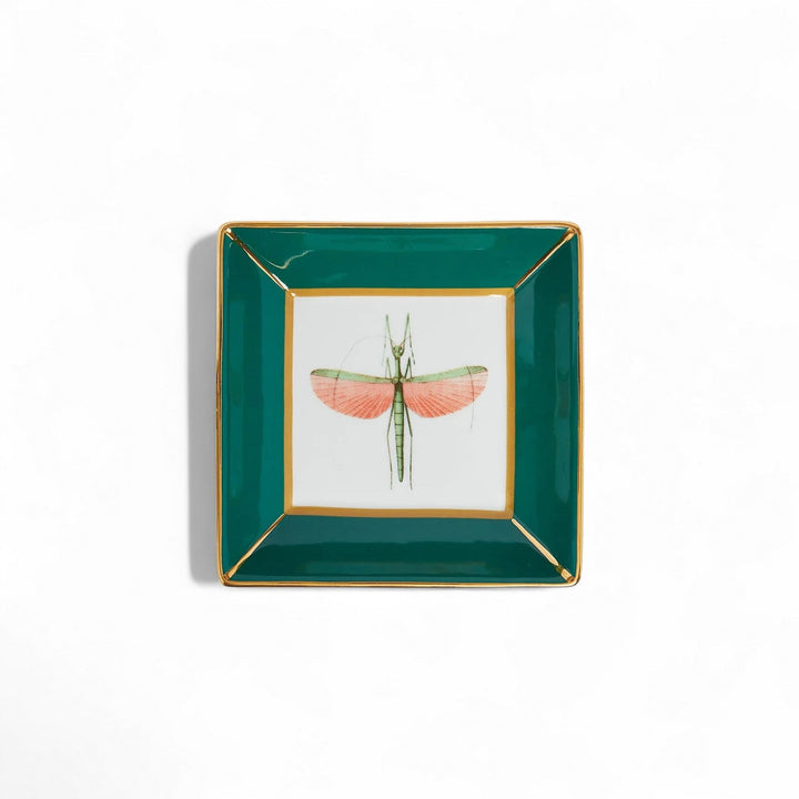 Libellula Green Trinket Tray - La Double J Home - Ileana Makri