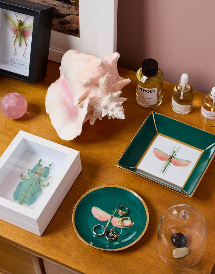 Libellula Green Trinket Tray - La Double J Home - Ileana Makri