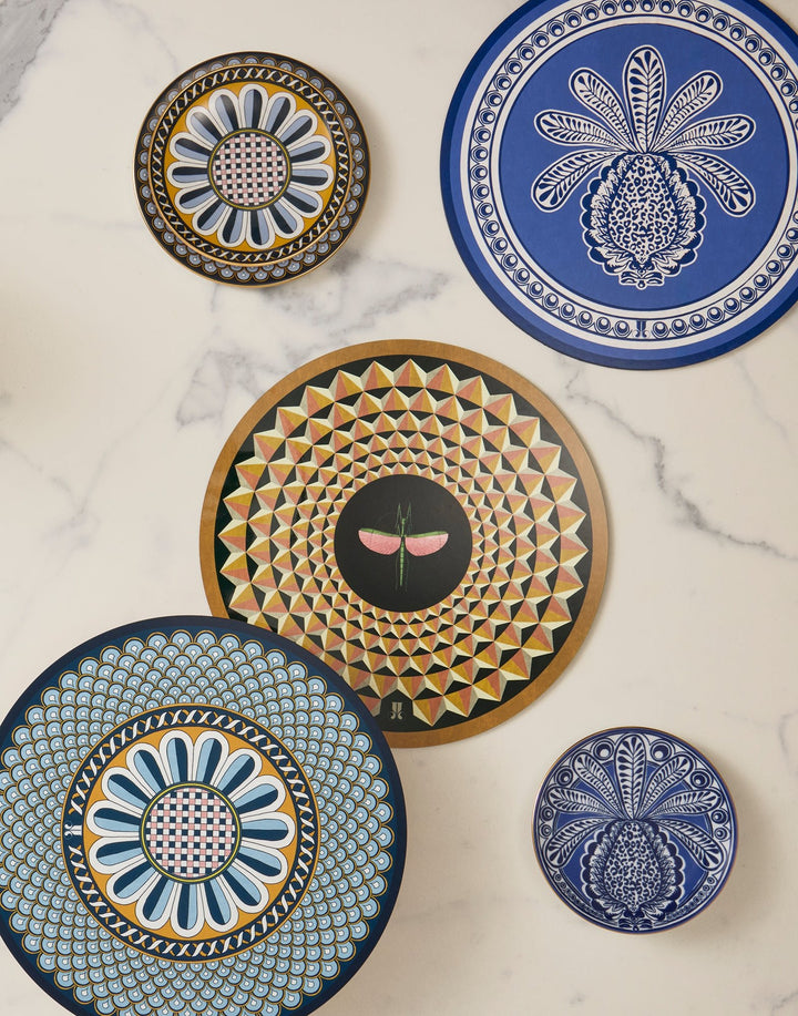Libelulla Disk Placemats Mustard (Set of 2) - La Double J Home - Ileana Makri