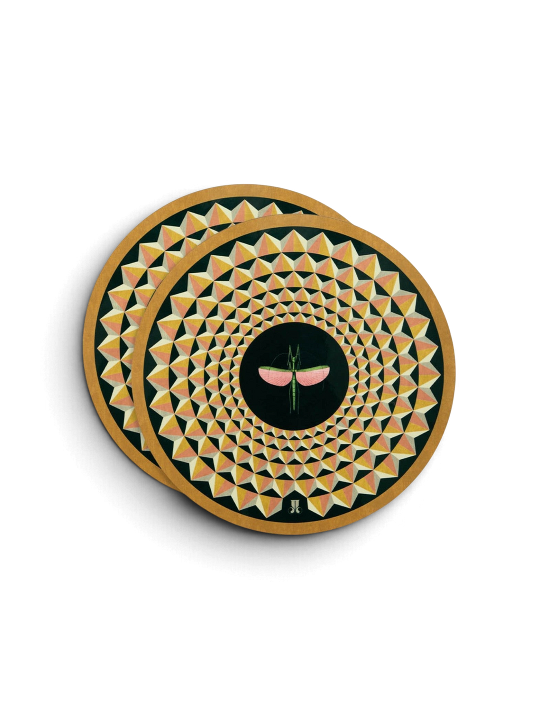 Libelulla Disk Placemats Mustard (Set of 2) - La Double J Home - Ileana Makri