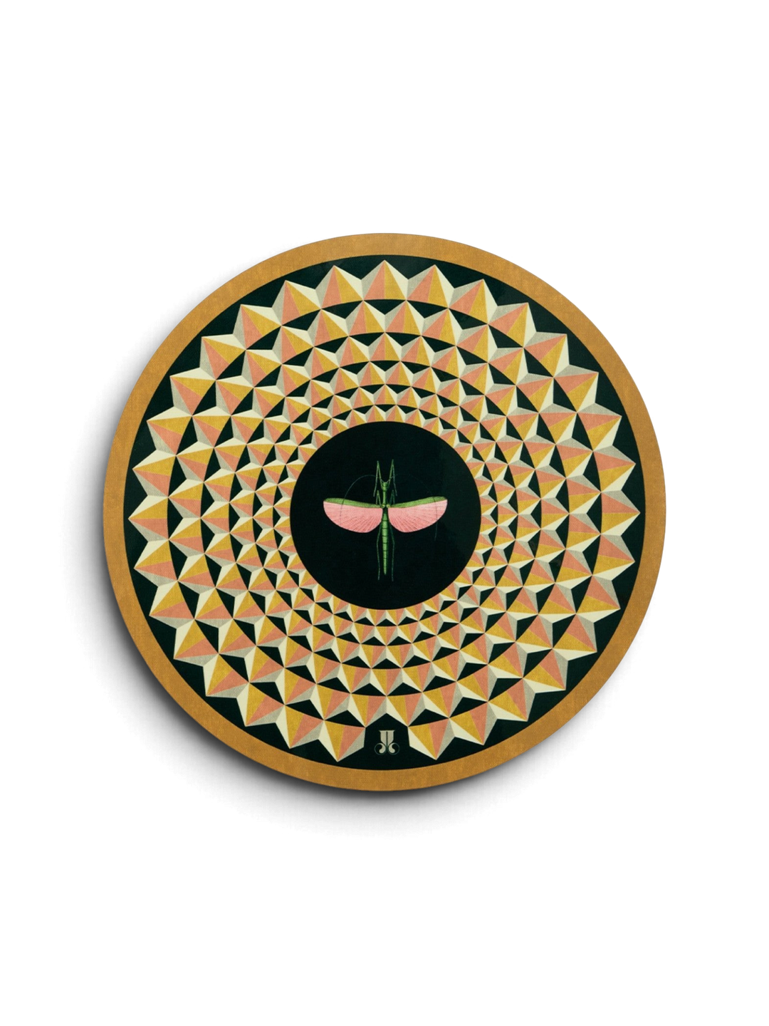Libelulla Disk Placemats Mustard (Set of 2) - La Double J Home - Ileana Makri