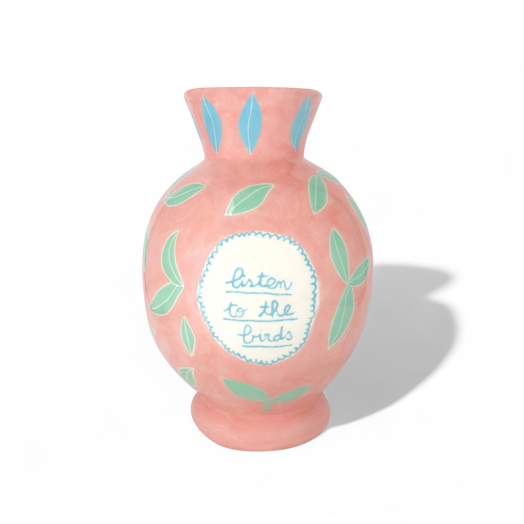 Listen to the Birds Vase