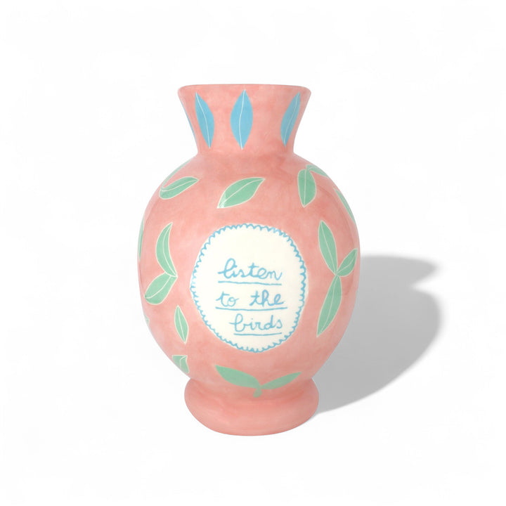 Listen to the Birds Vase