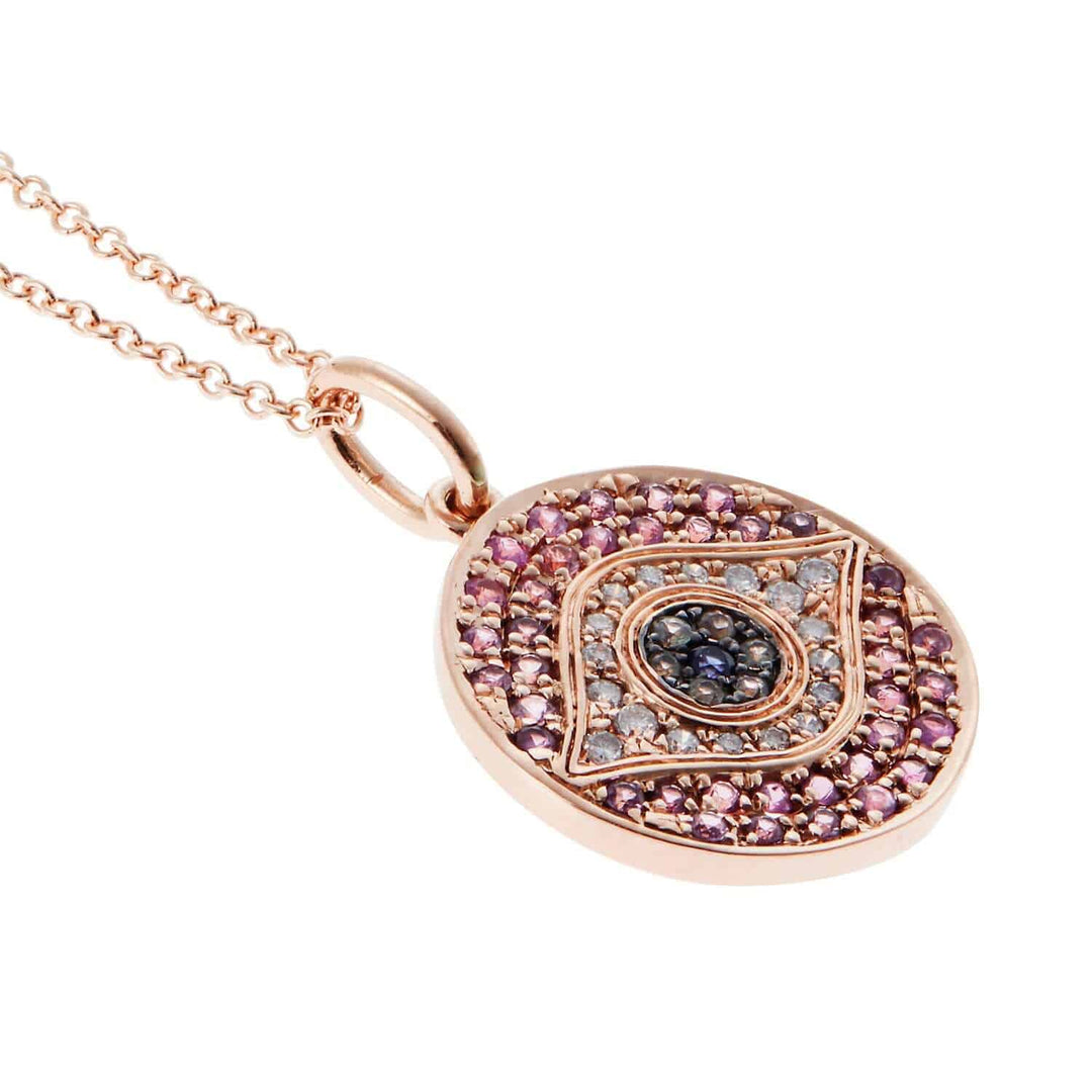 Little Dawn Blush Pendant - EVIL EYE - Ileana Makri