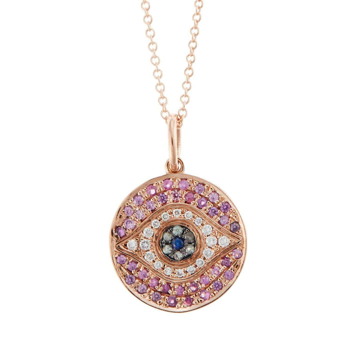 Little Dawn Blush Pendant - EVIL EYE - Ileana Makri